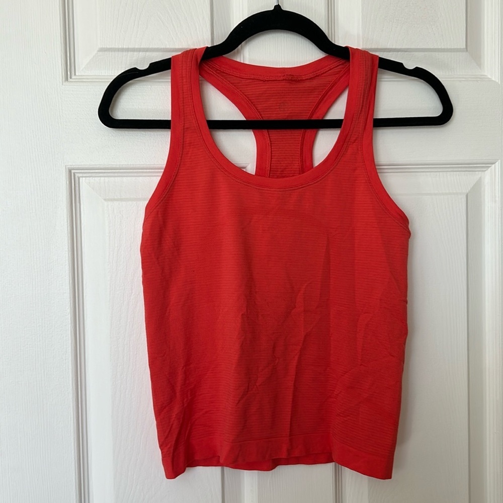 Lululemon Swiftly Tank - Race Length - Pink Punch - Picture 3 of 4